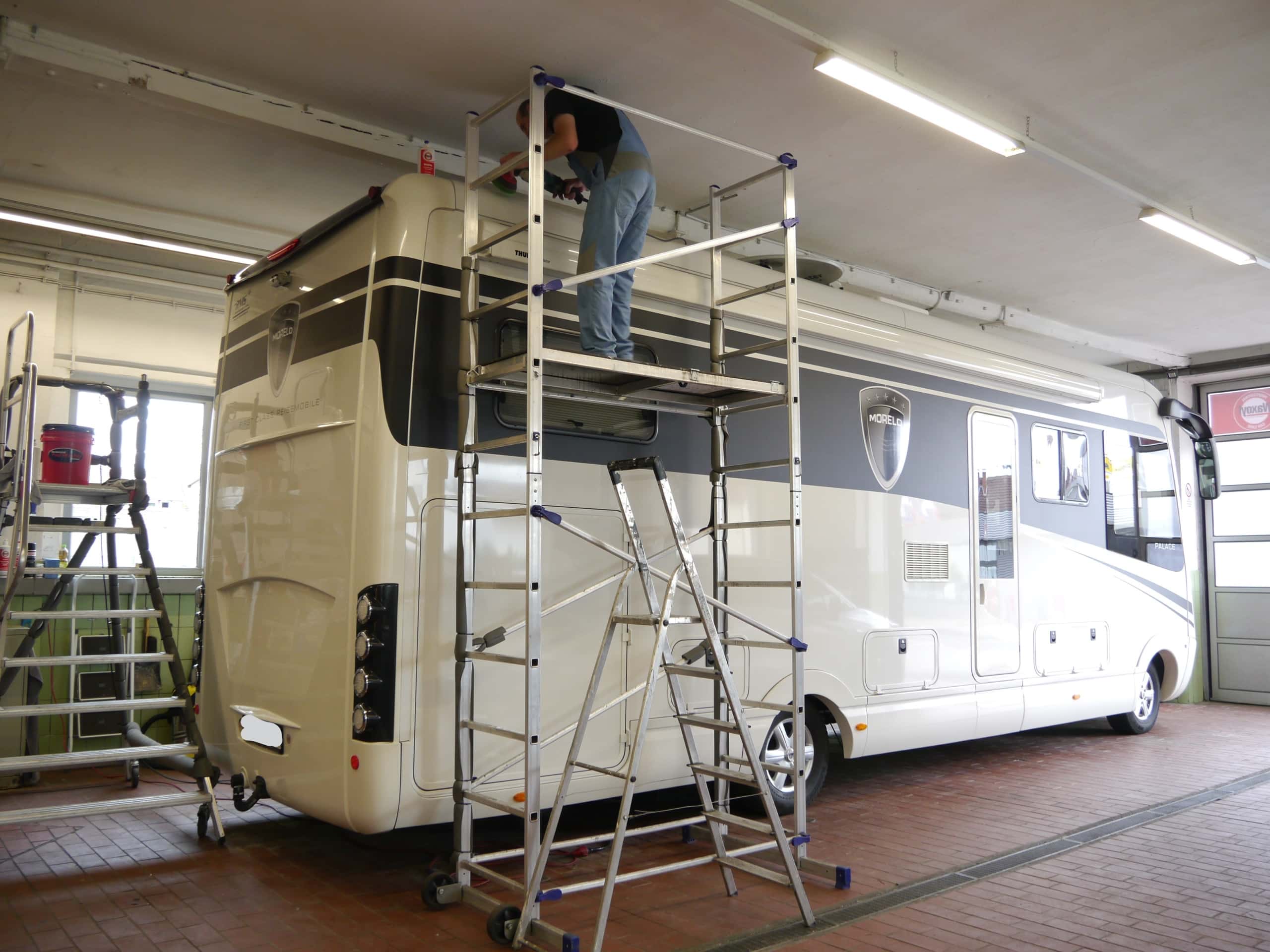 Wohnmobil Pflege
