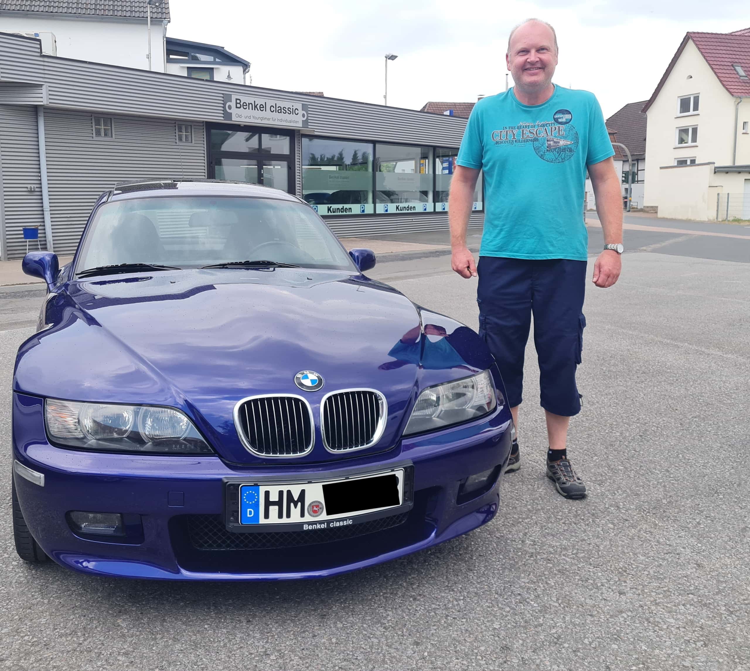 BMW Z3 3.0 Coupé Sonderlack velvet blue