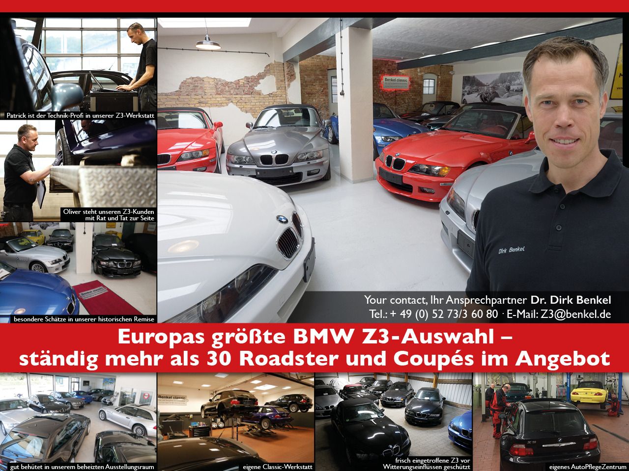 Fahrzeugabbildung BMW Z3 M 3.2 ClassicData2+ nur 52 Exemplare